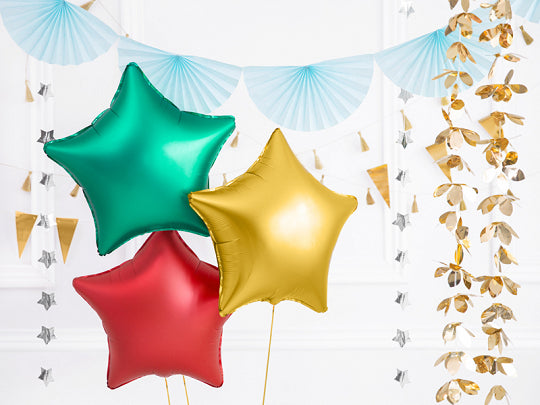 Matte Gold Star Foil Balloon 19in