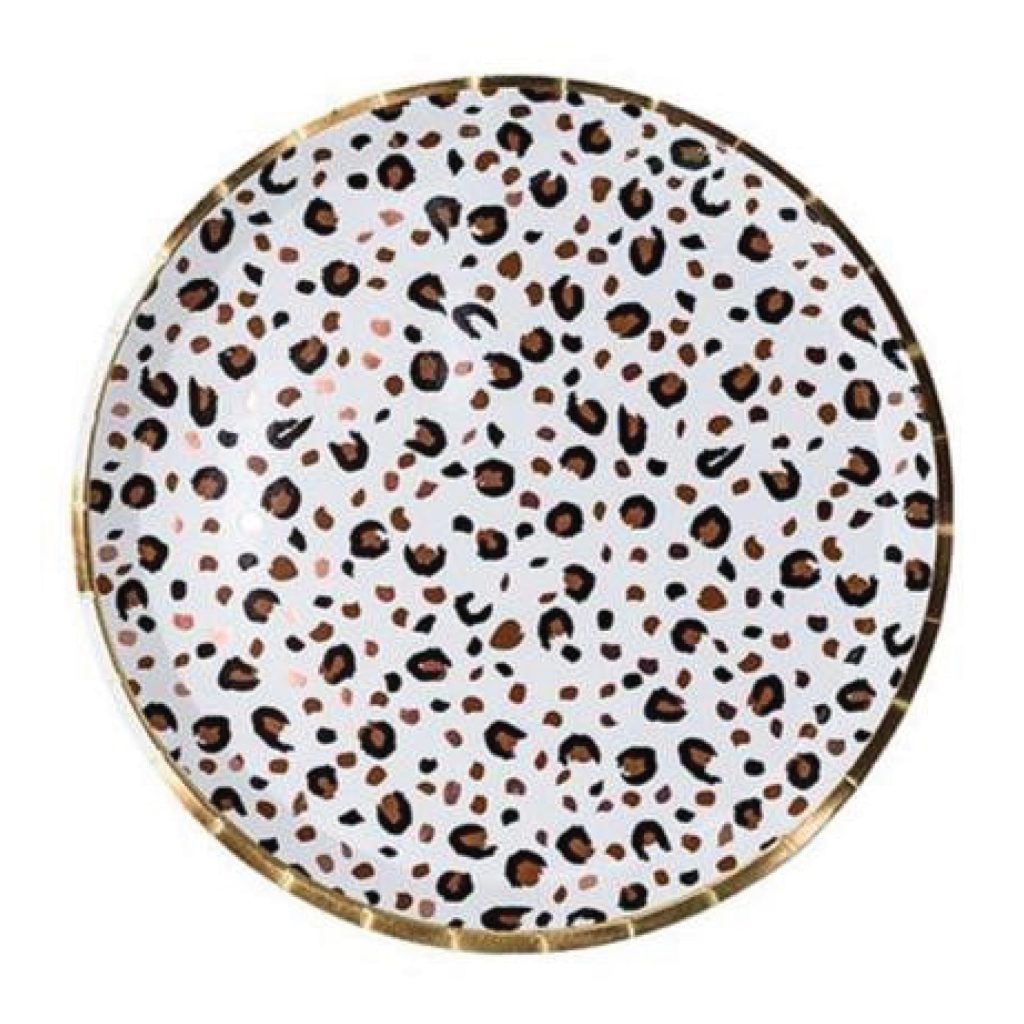 Leopard Print Lunch Plates 8ct