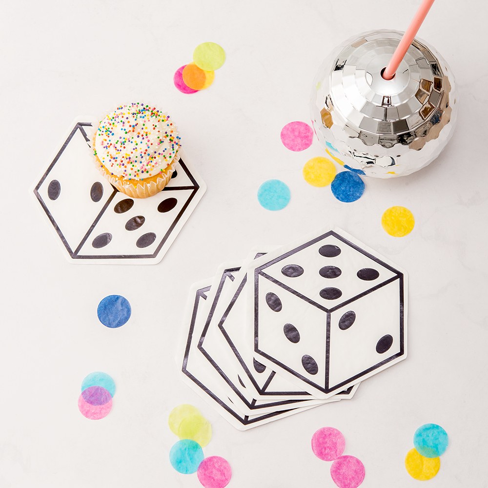 Roll The Dice Dessert Napkins 20ct