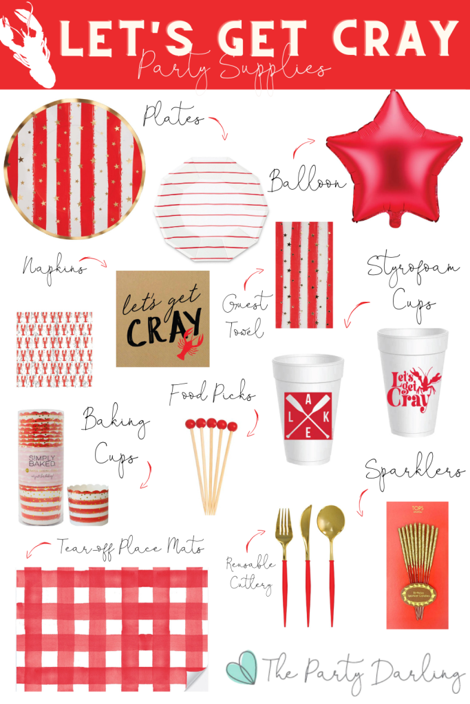 Red And White Striped Confetti Food Cups 20ct