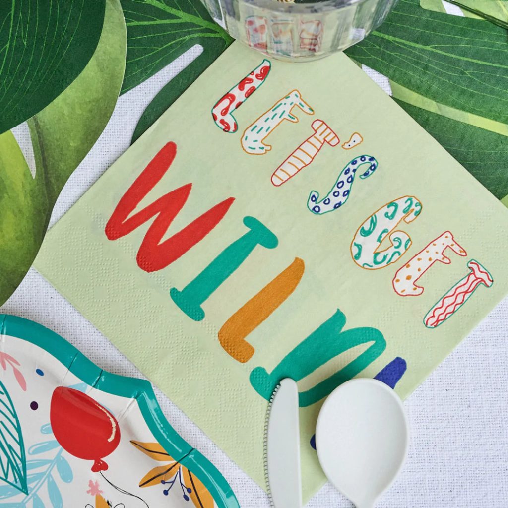 Let’s Get Wild Safari Lunch Napkins 16ct