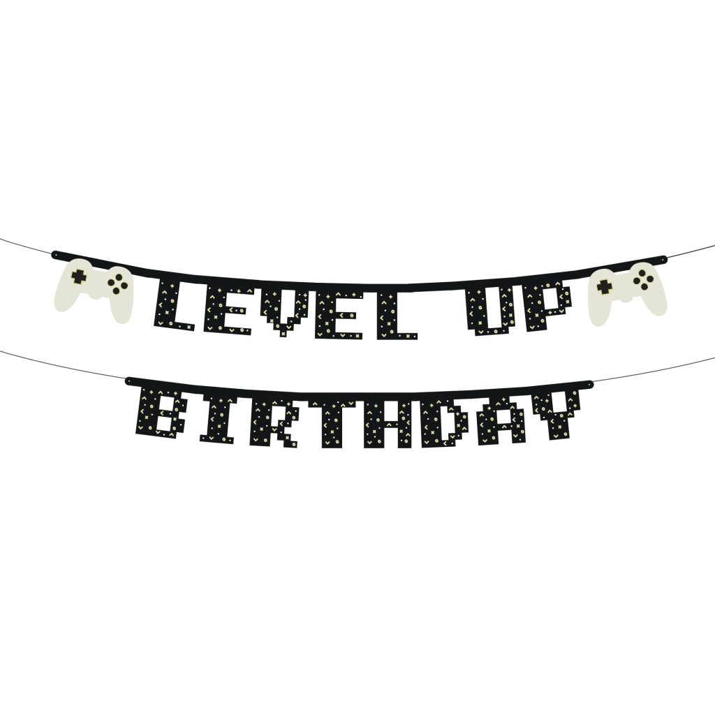 Level Up Birthday Banner 8ft