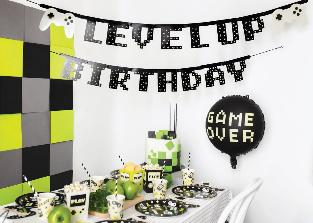 Level Up Birthday Banner 8ft