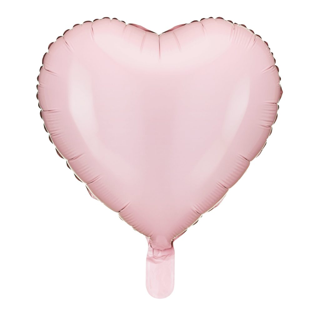 Light Pink Heart Balloon 14in