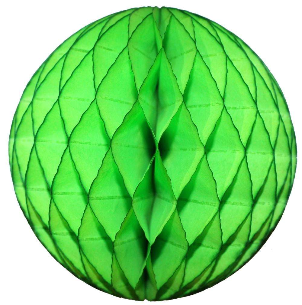 Lime Green Honeycomb Tissue Ball