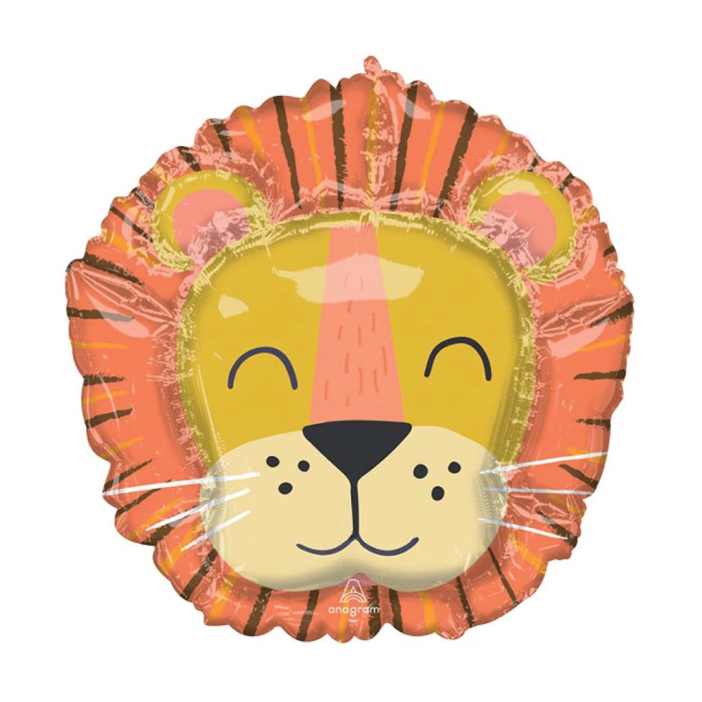 Get Wild Lion Face Balloon 28″