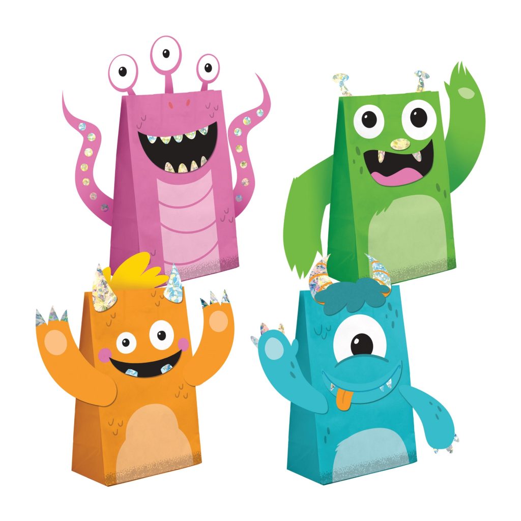 Little Monster Treat Bags 8ct