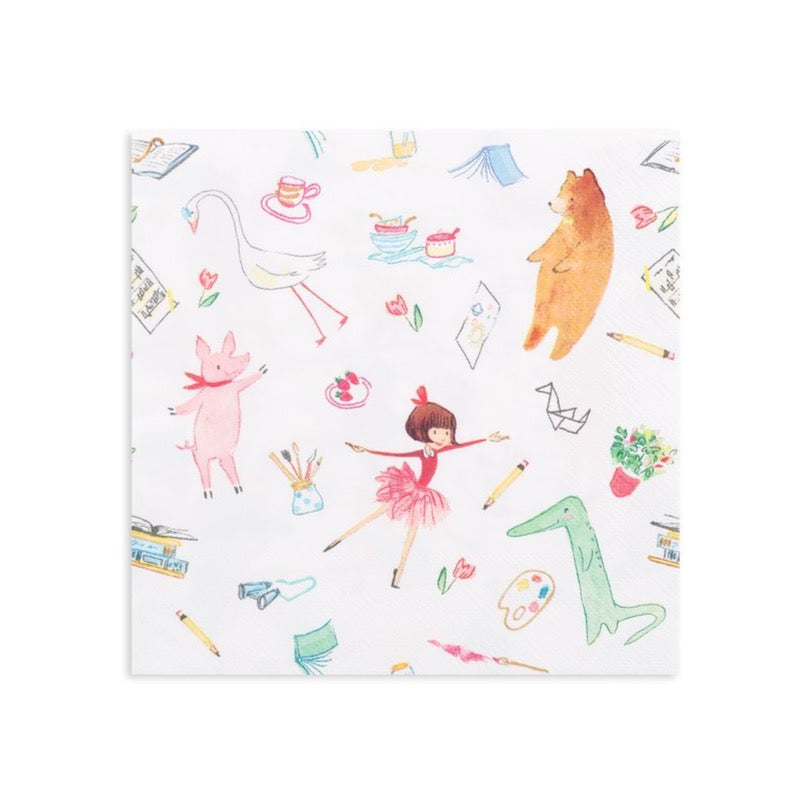 Lola Dutch And Friends Lunch Napkins 16ct