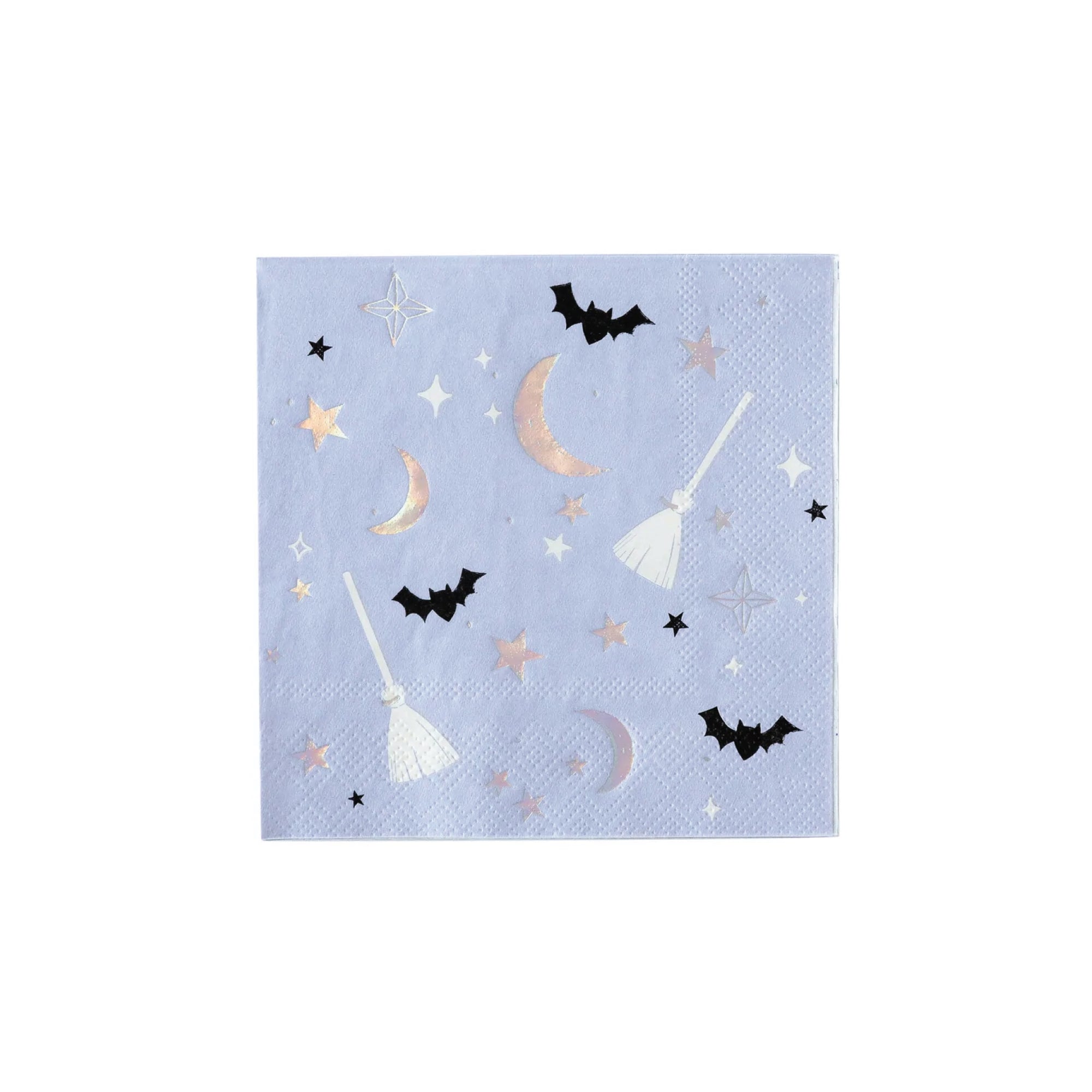 Purple Halloween Witch Dessert Napkins 18ct