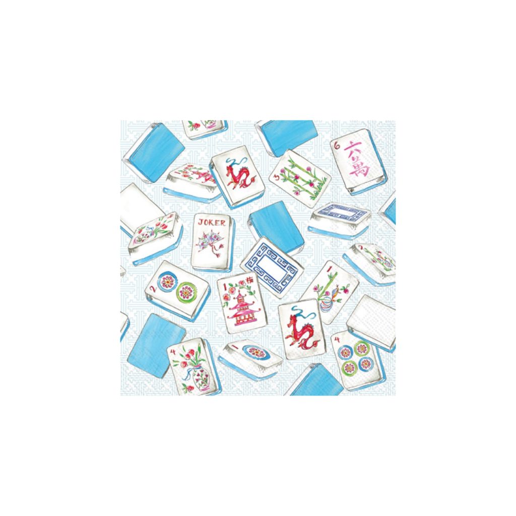 Mahjong Tiles Dessert Napkins 20ct