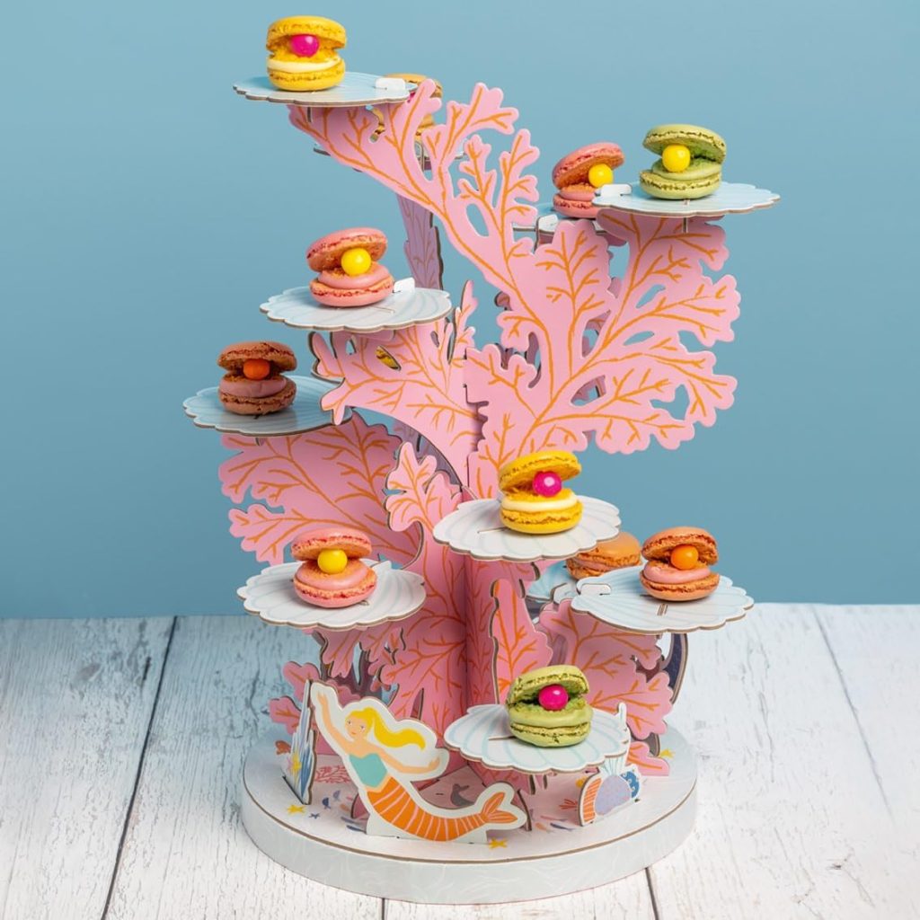 Make Waves Mermaids And Coral Reef Treat Stand