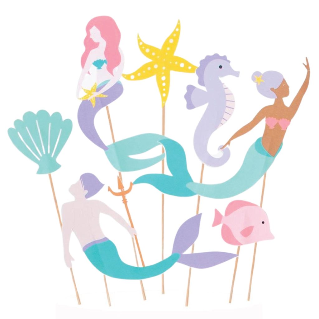 Magical Mermaid Cake Toppers 7ct