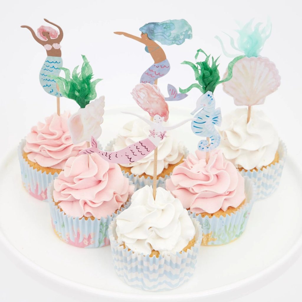 Mermaid Cupcake Decorating Kit 24ct