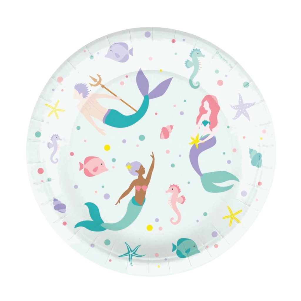 Magical Mermaid Lunch Plates 8ct