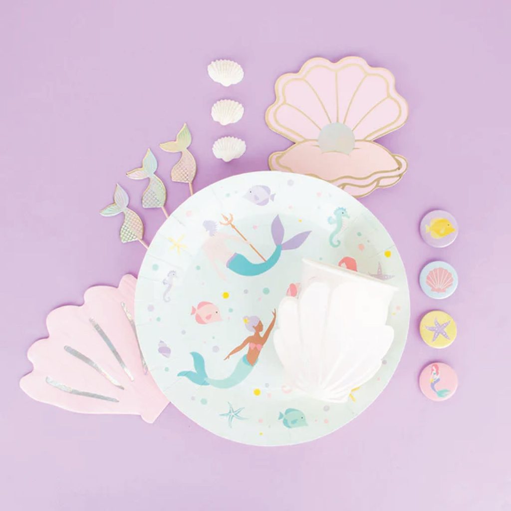 Magical Mermaid Lunch Plates 8ct