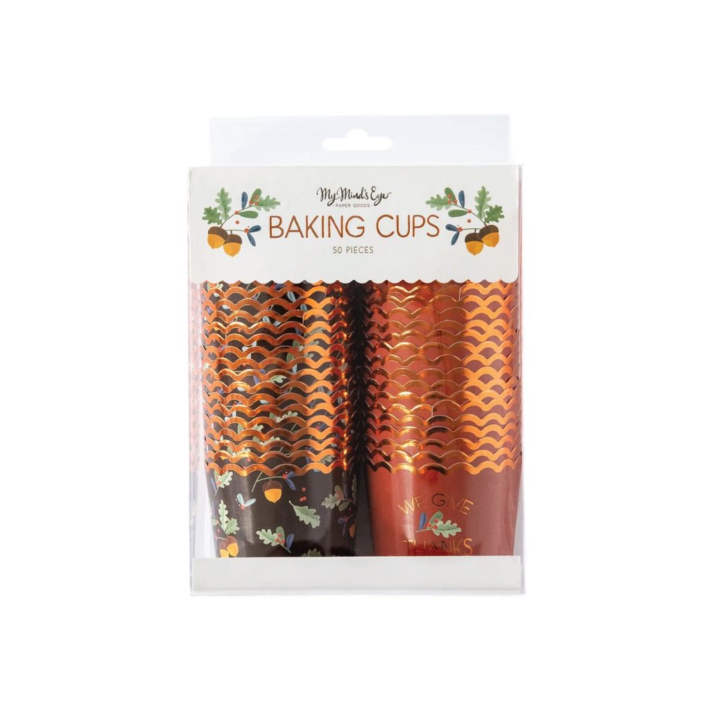 Nature Harvest We Give Thanks Baking Cups 50ct