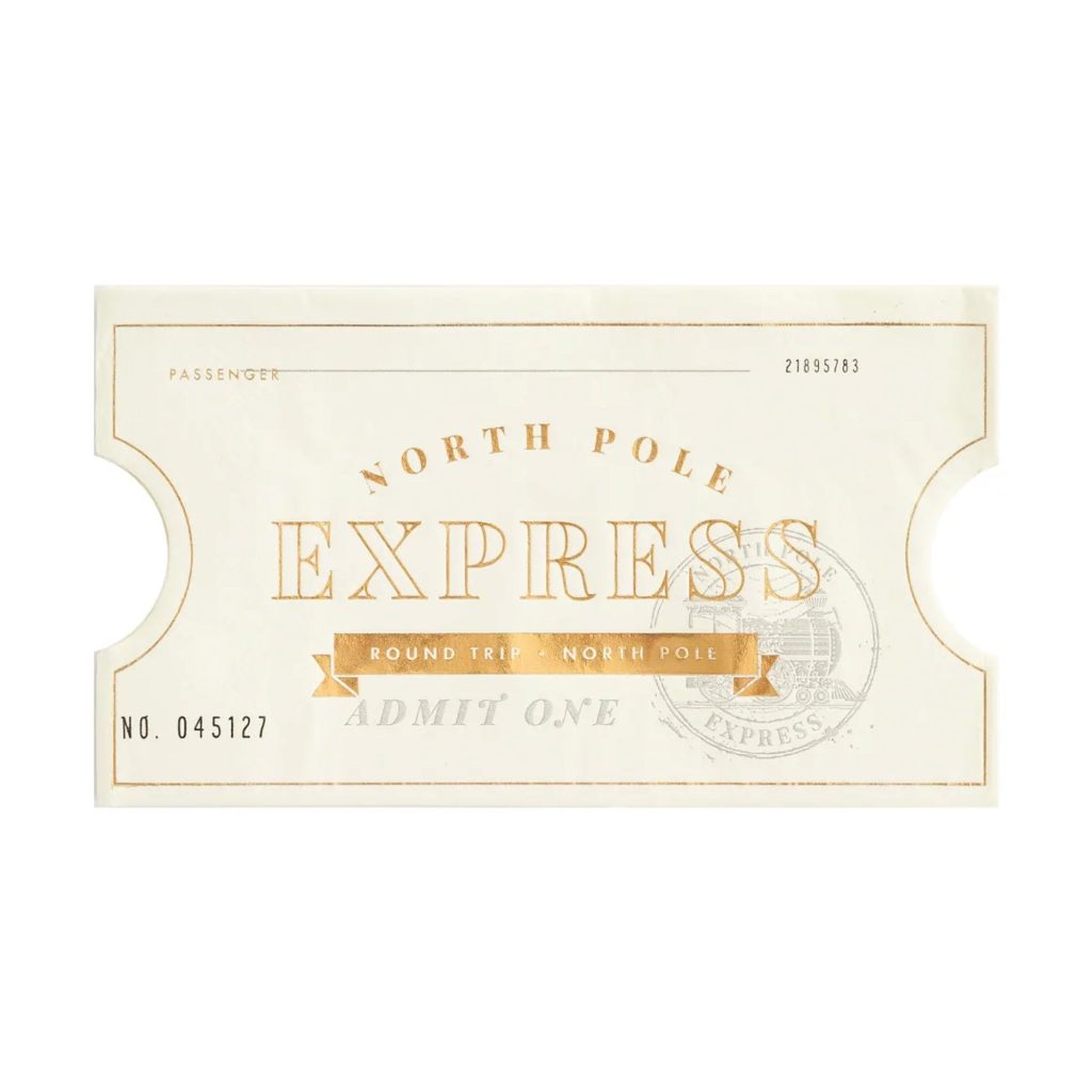 North Pole Express Paper Guest Towels 18ct