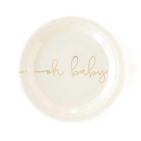 Oh Baby Dessert Plates 8ct