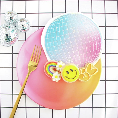 Ombre Disco Ball Lunch Napkins 20ct