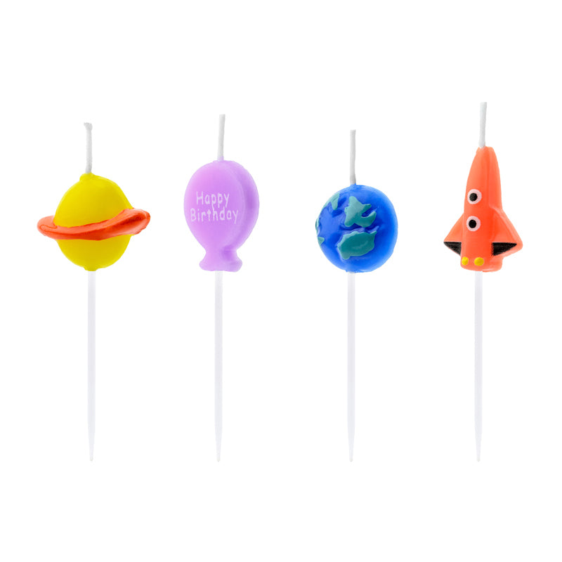 Space Birthday Candles