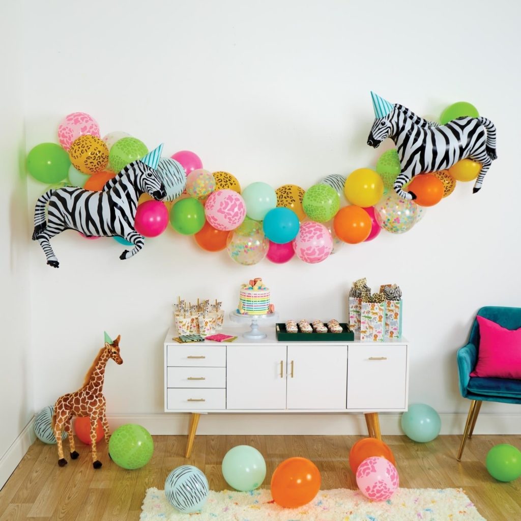 Party Animals Birthday Balloon Garland Kit