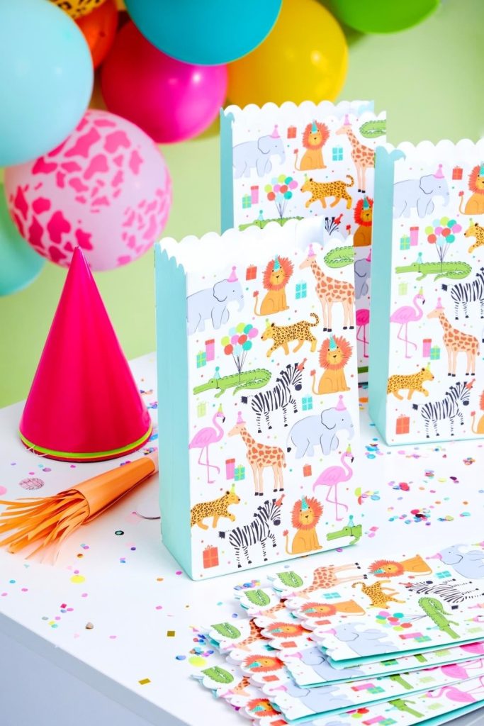 Party Animals Birthday Treat Bags 8ct