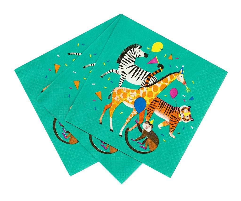 Party Animals Lunch Napkins 20ct