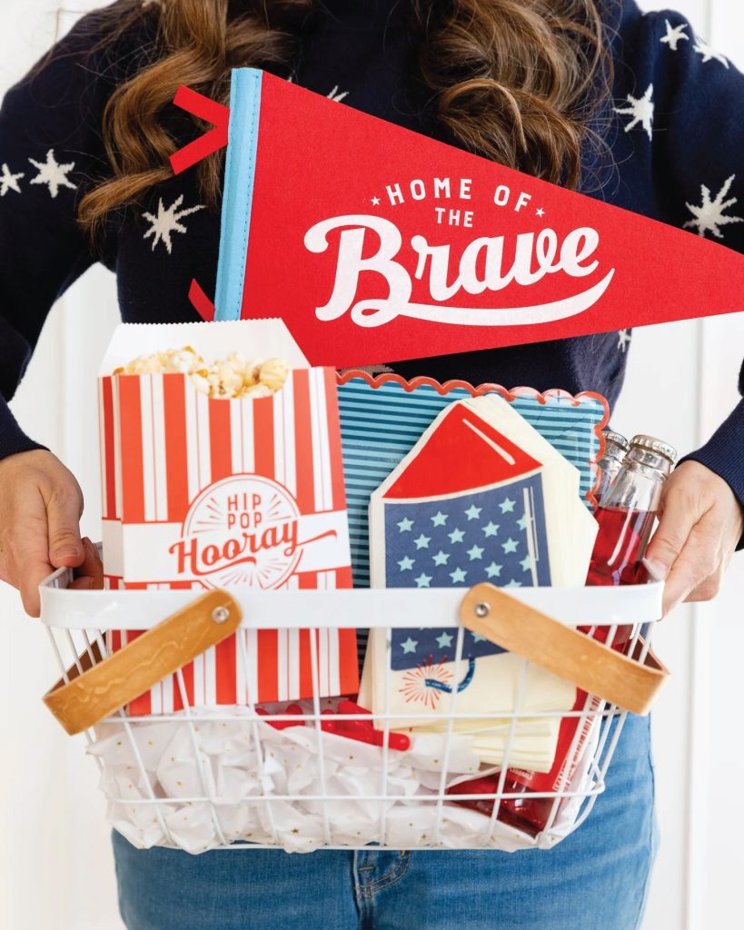 Patriotic Rocket Paper Guest Towels 24ct