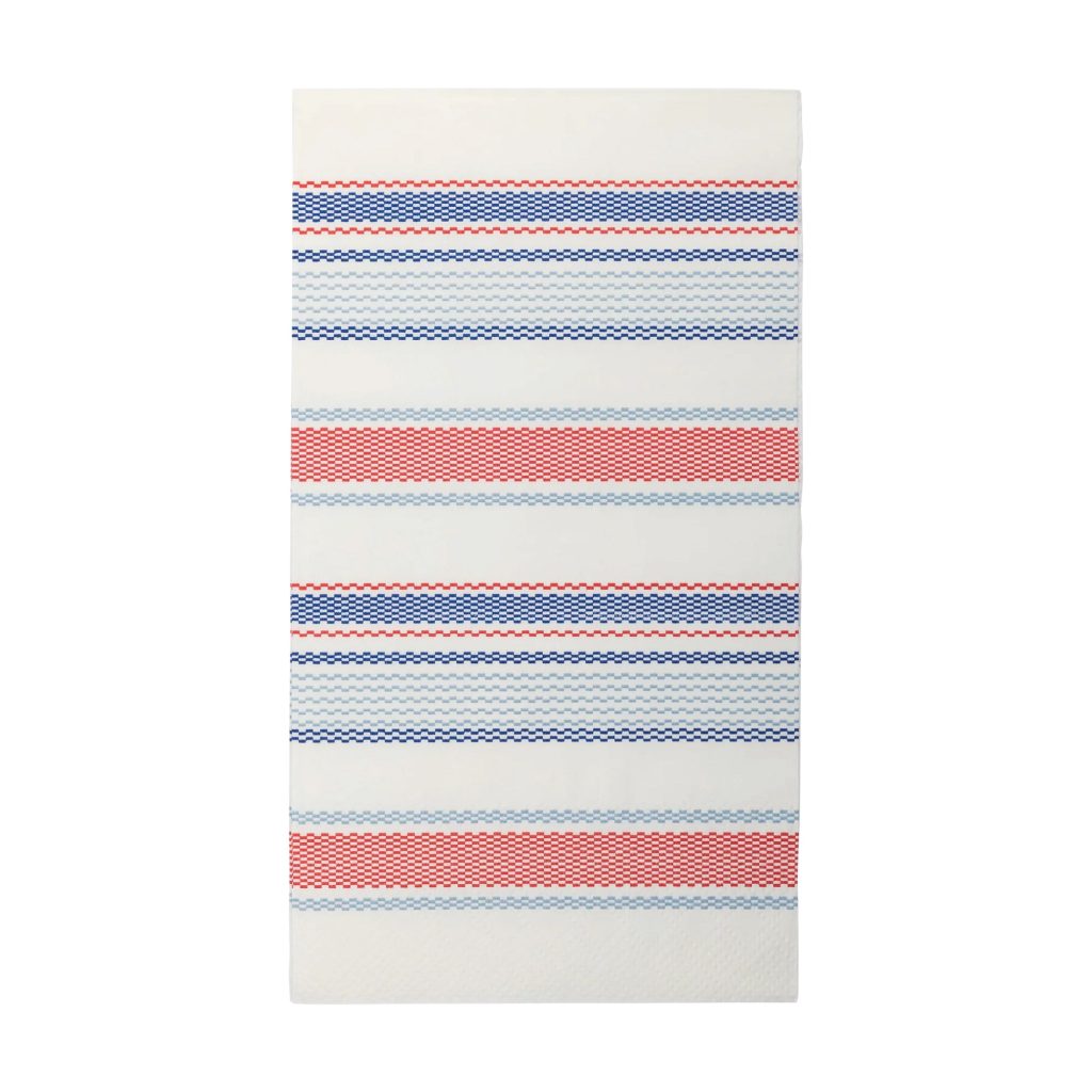 Patriotic Striped Paper Guest Towels 32ct