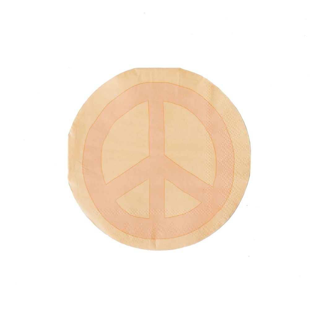 Peace & Love Dessert Napkins 20ct