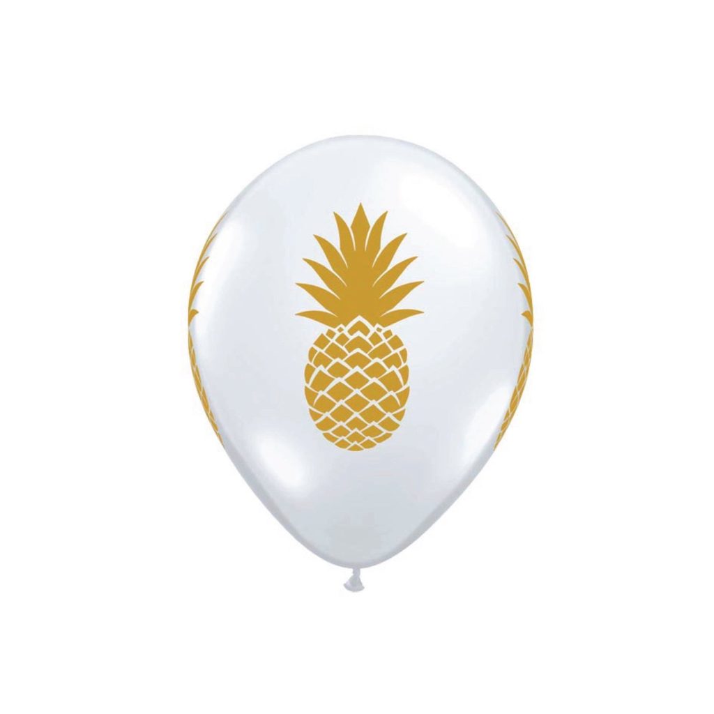 Pineapple Latex Balloons 6ct