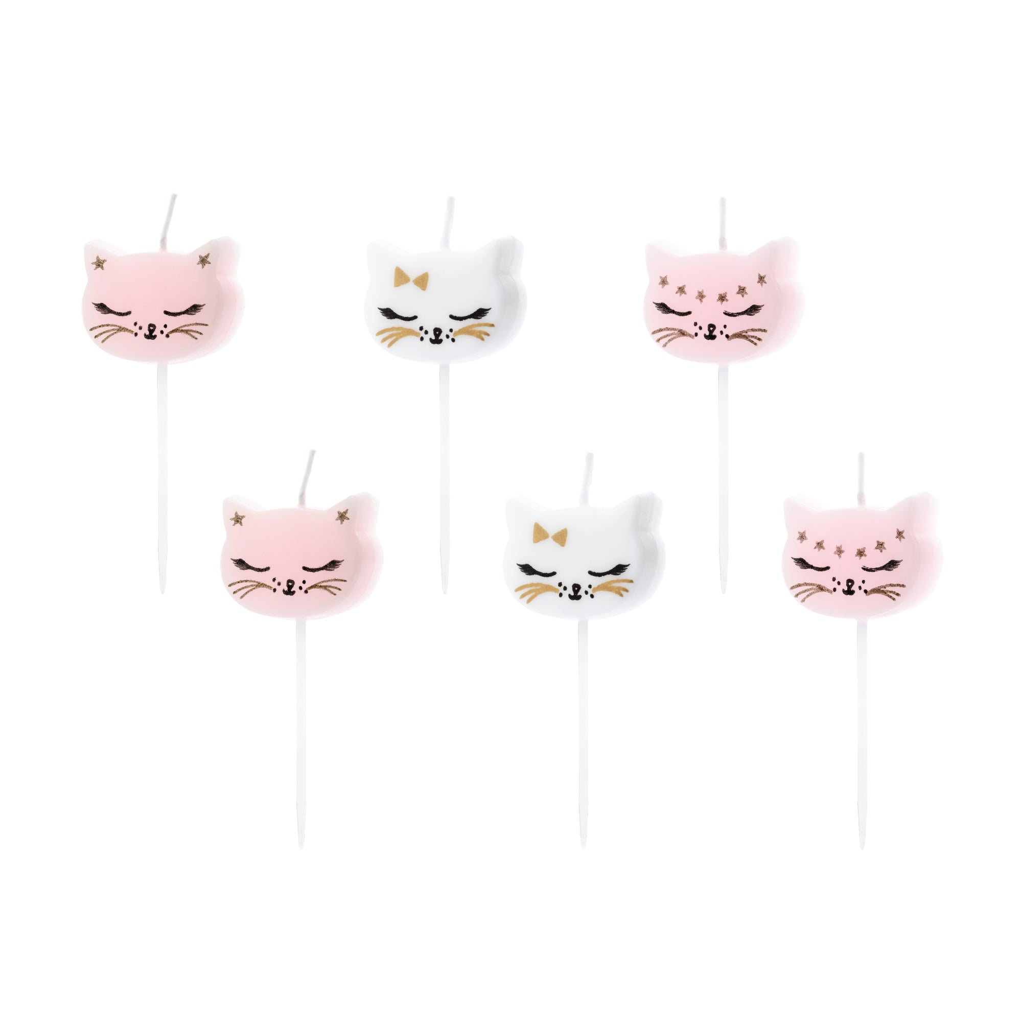 Kitty Cat Birthday Candles