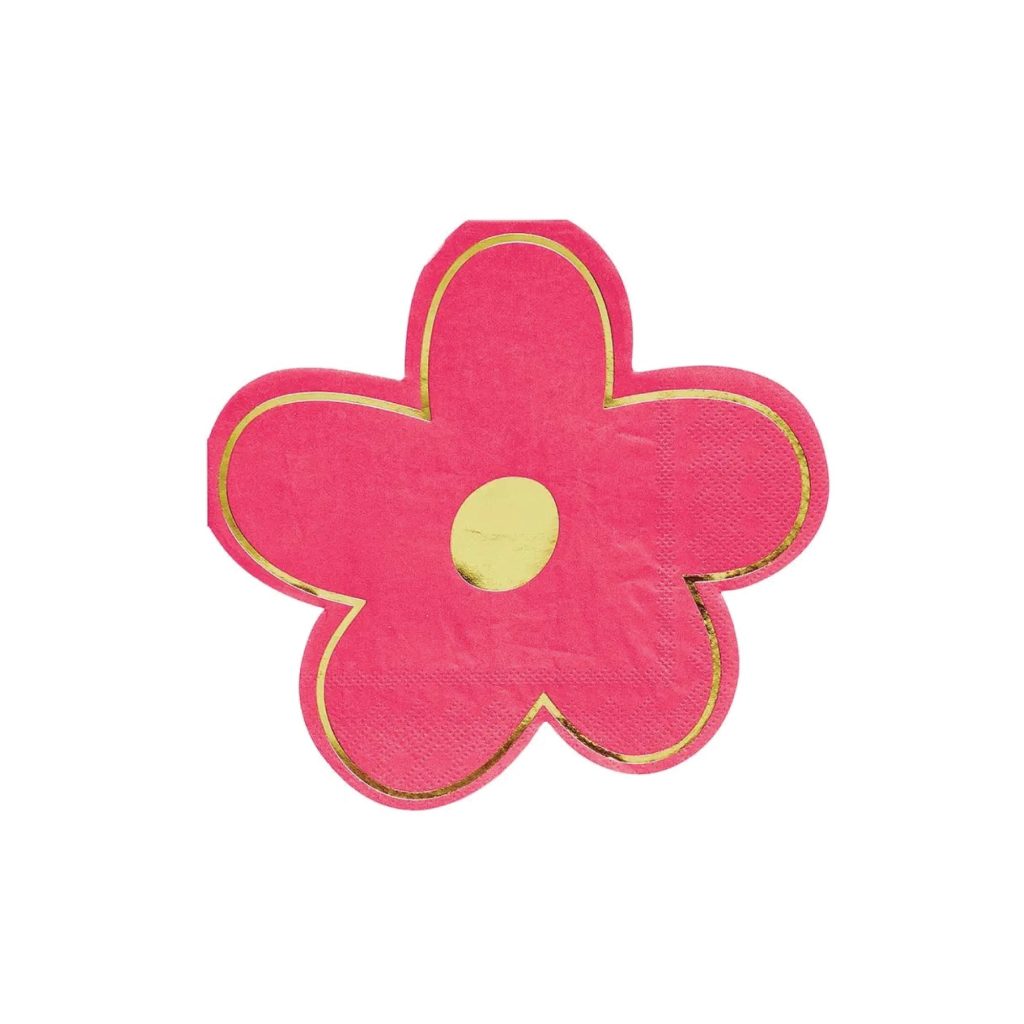 Pink Daisy Dessert Napkins 20ct