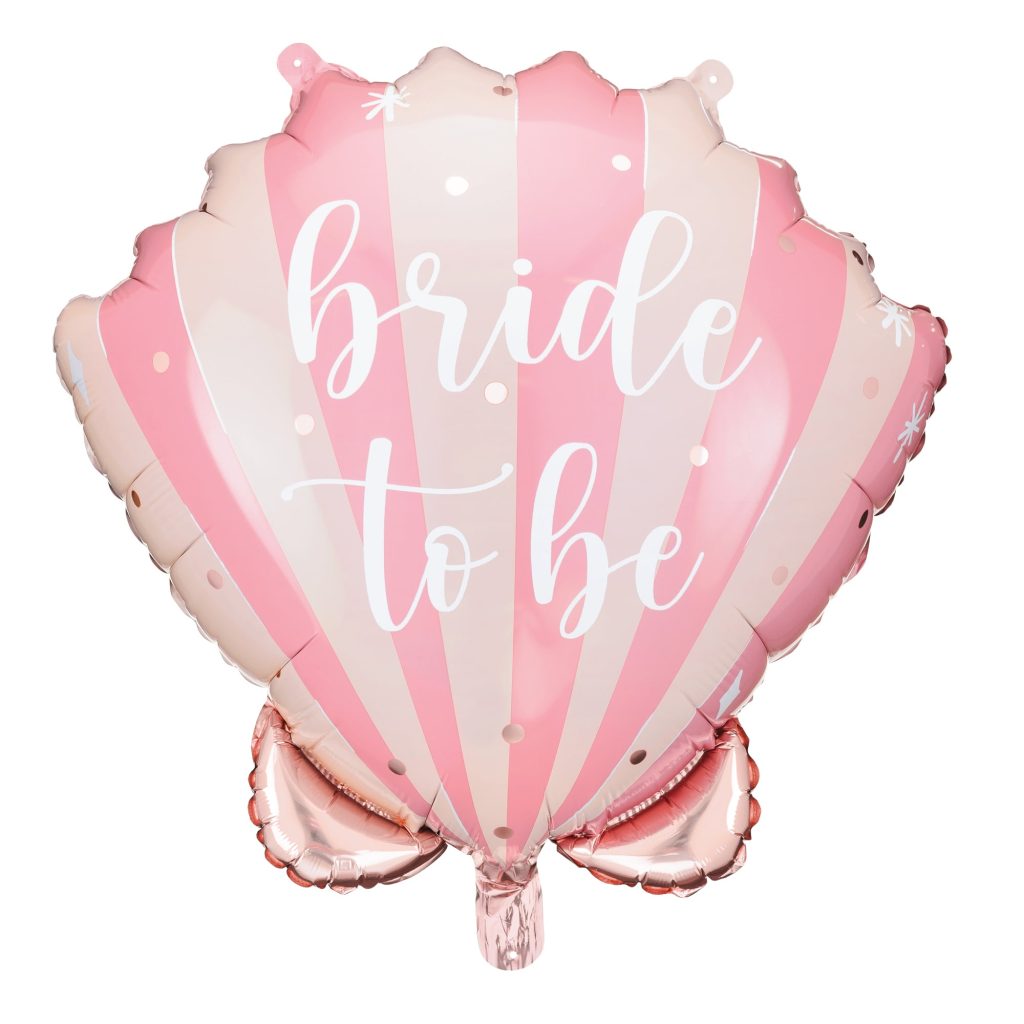 Pink Seashell Bride To Be Balloon 20.5in