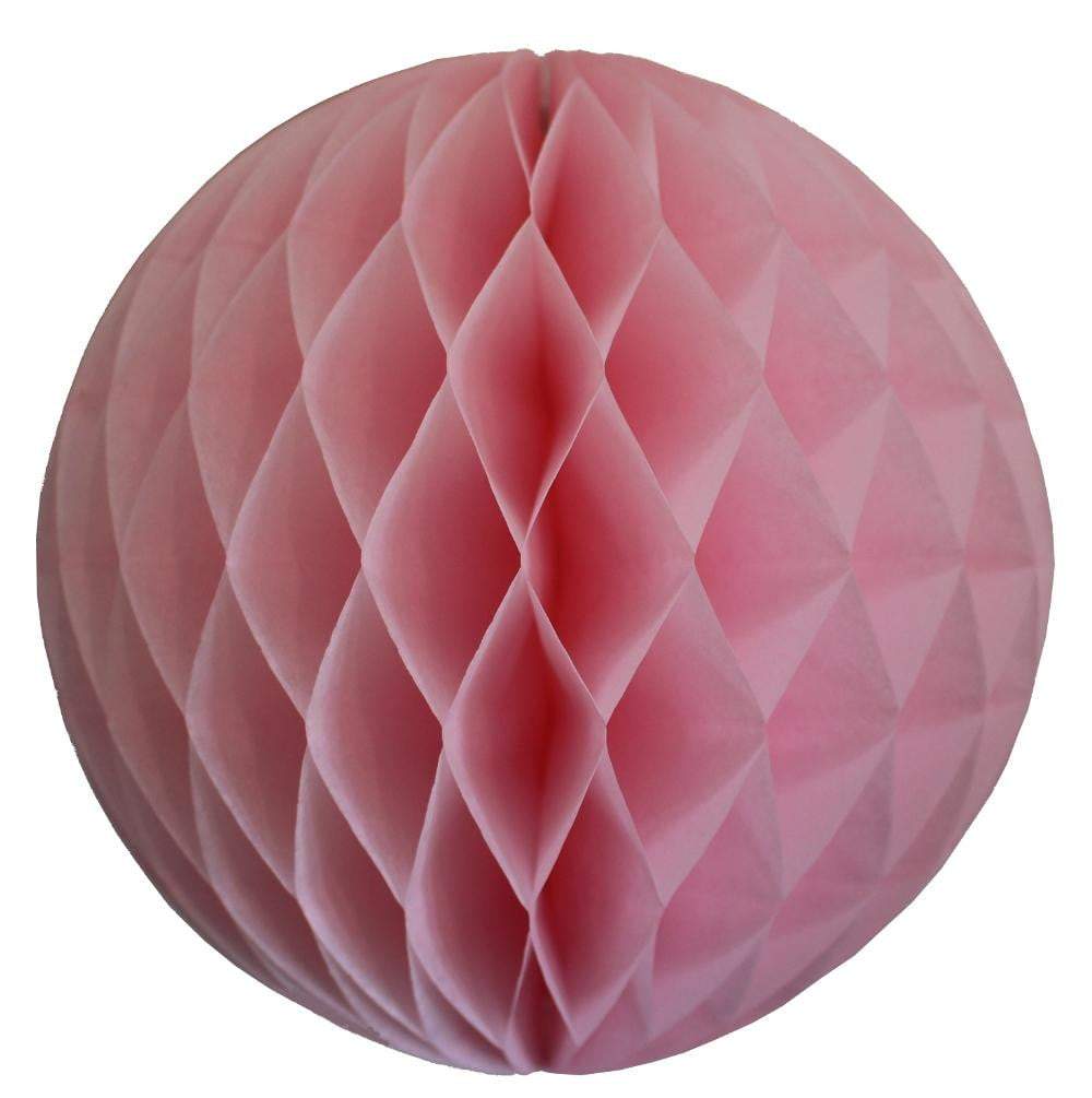 Light Pink Honeycomb Tissue Ball