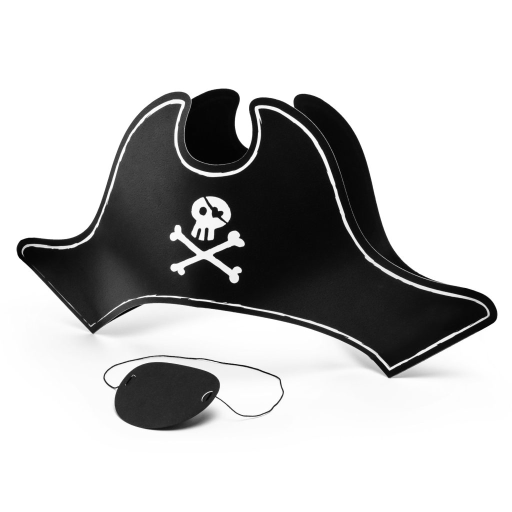 Pirate Party Hat & Eye Patch