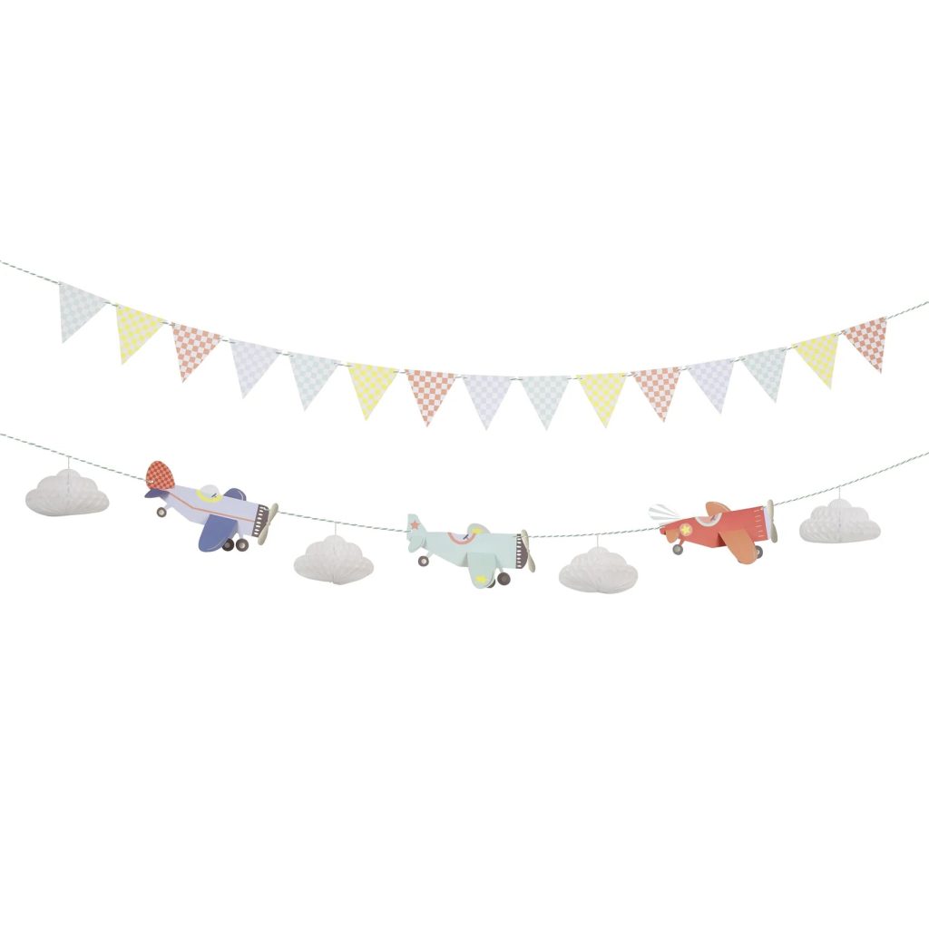 Airplane Party Garland Set 7ft