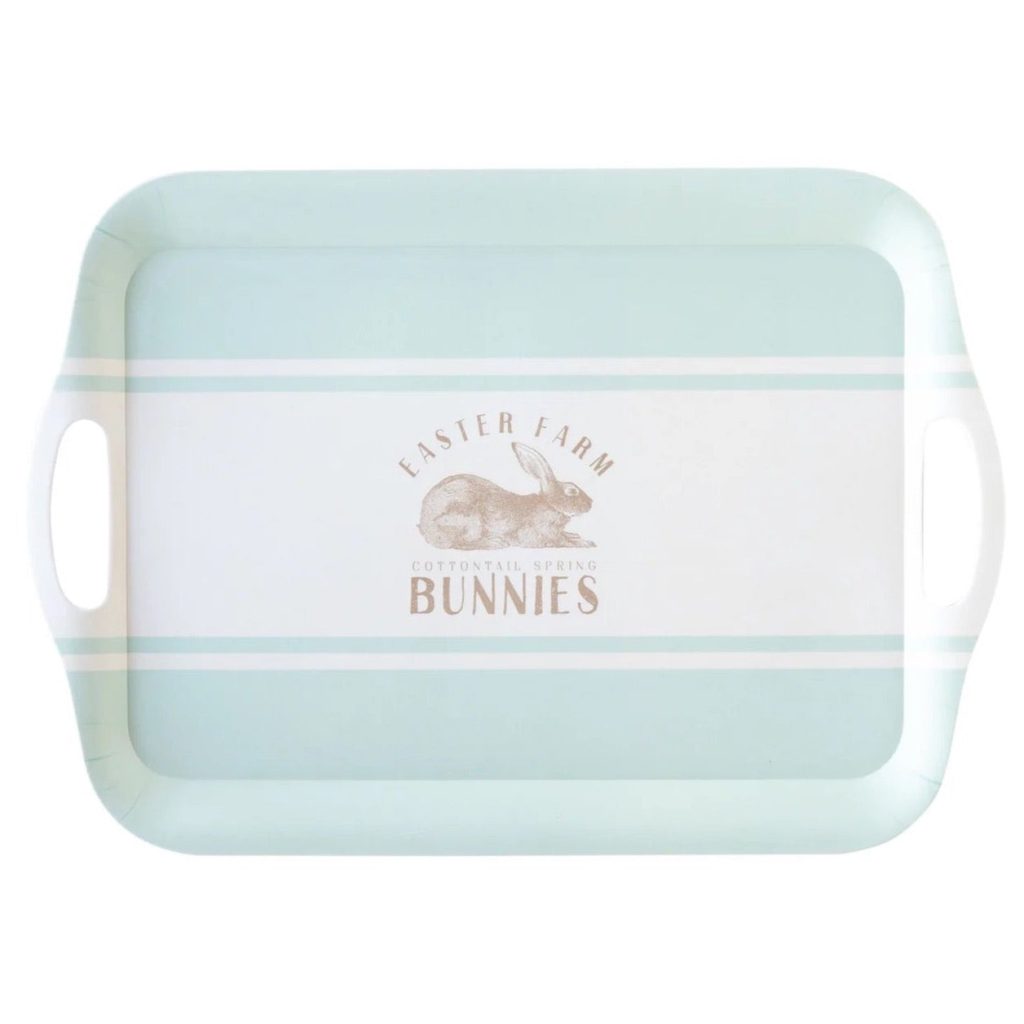 Easter Farm Reusable Bamboo Serving Tray 1ct