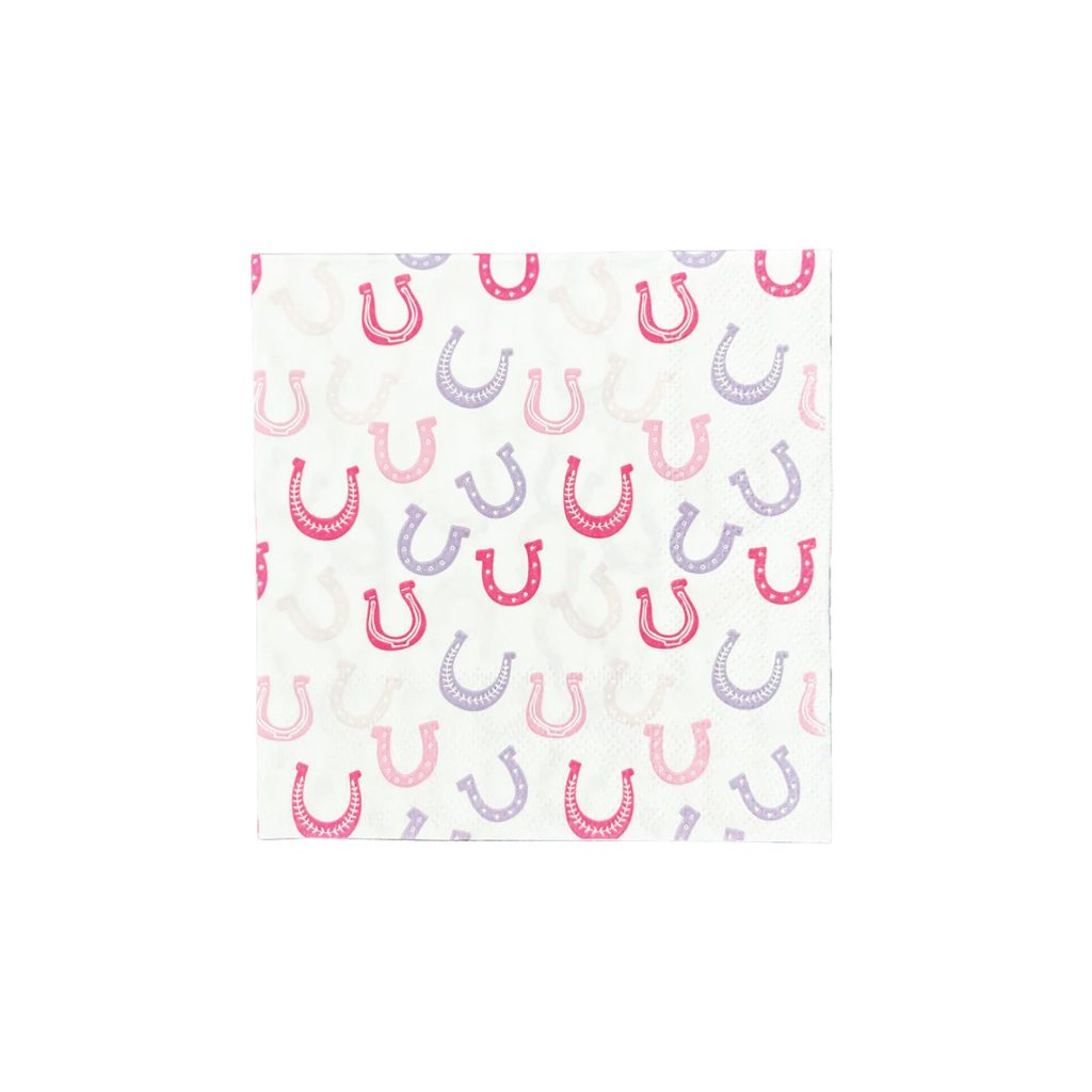 Pony Horseshoe Dessert Napkins 16ct