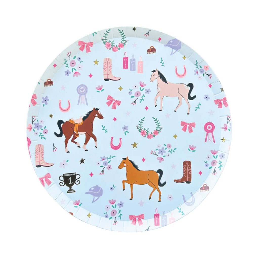 Pony Party Dessert Plates 8ct