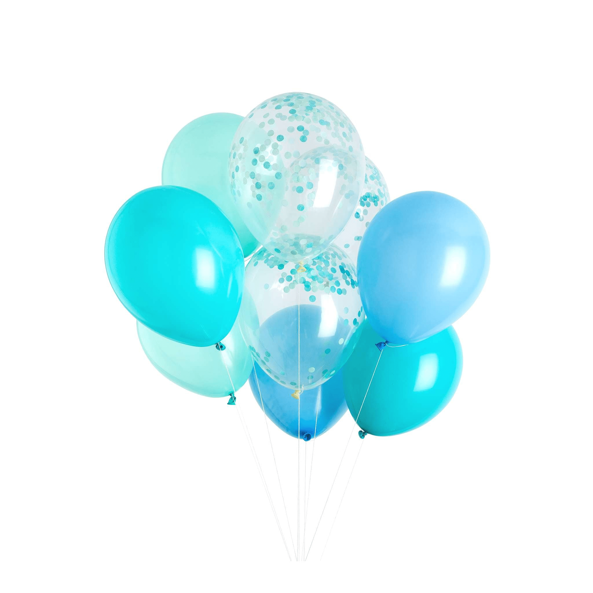 Poolside Blue Classic Balloons 12ct