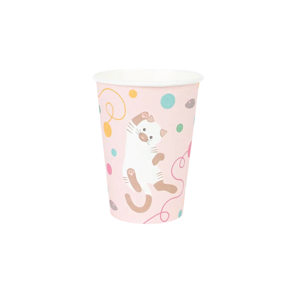 Purrfect Cat Paper Cups 8ct