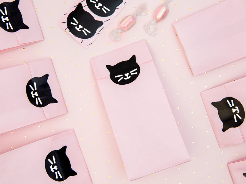 Pink Cat Treat Bags 6ct