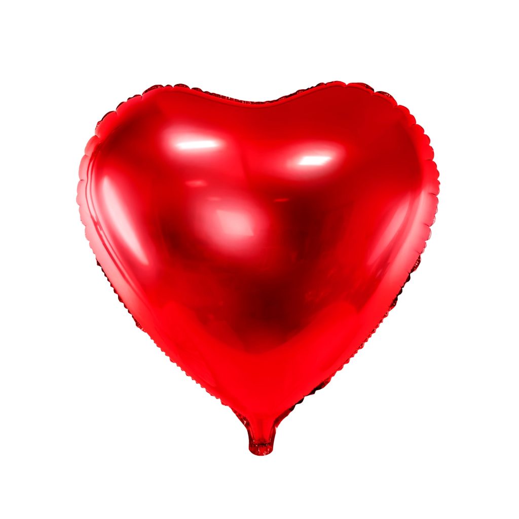 Red Heart Foil Balloon 18in