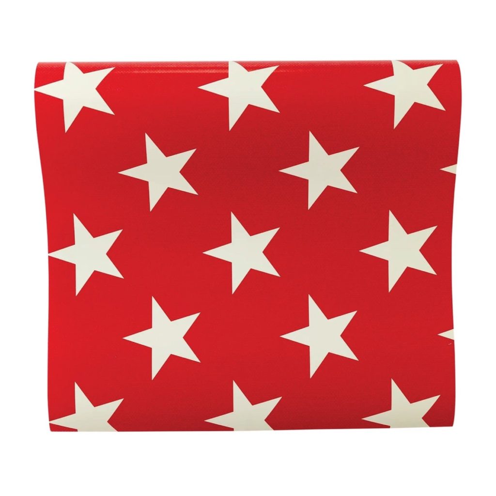 Red Star Paper Table Runner 10ft