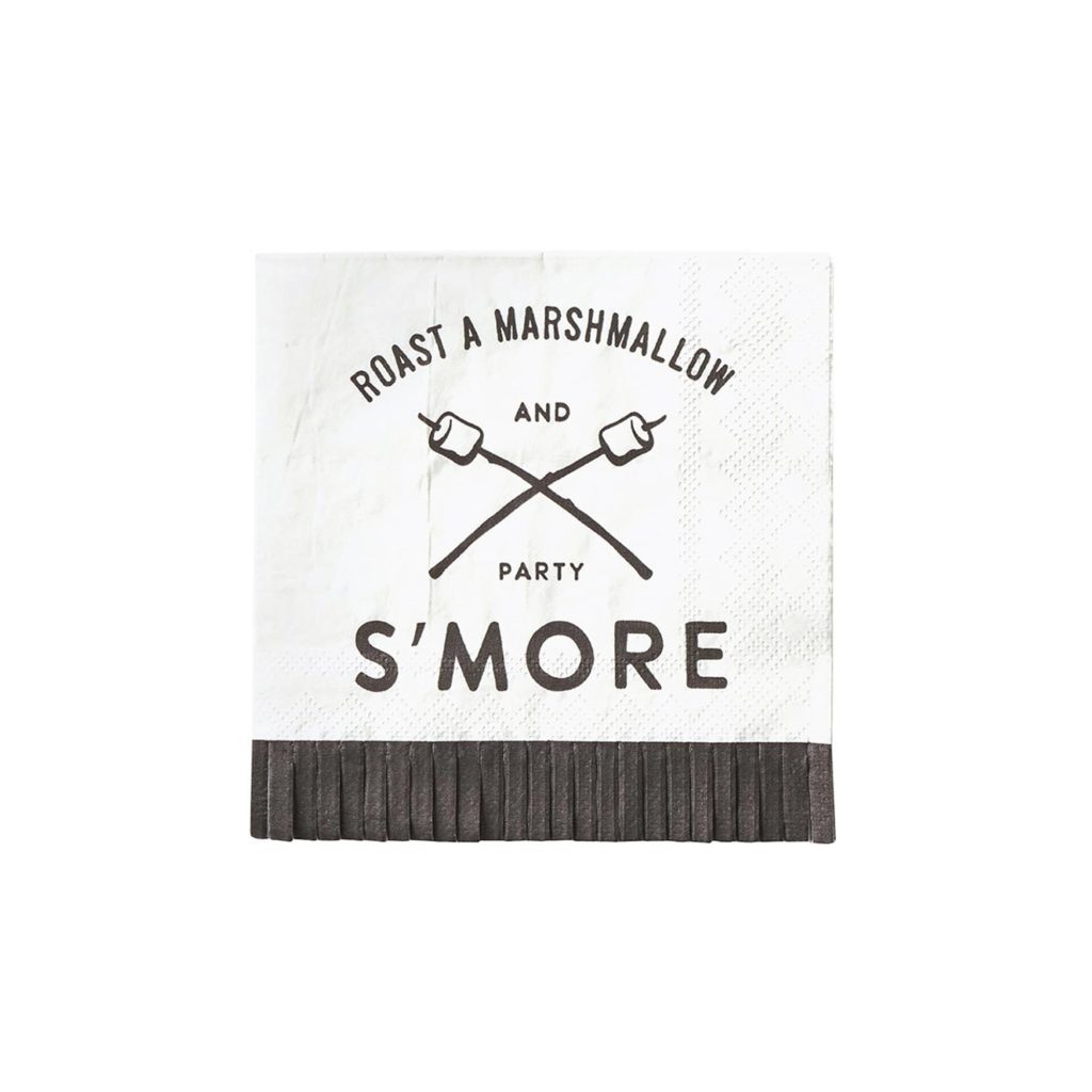 Roast Marshmallows And Party S’more Dessert Napkins 20ct