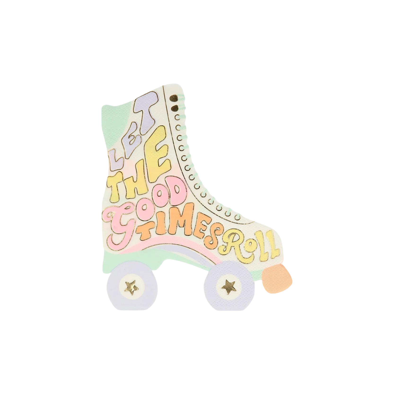 Roller Skate Dessert Napkins 16ct