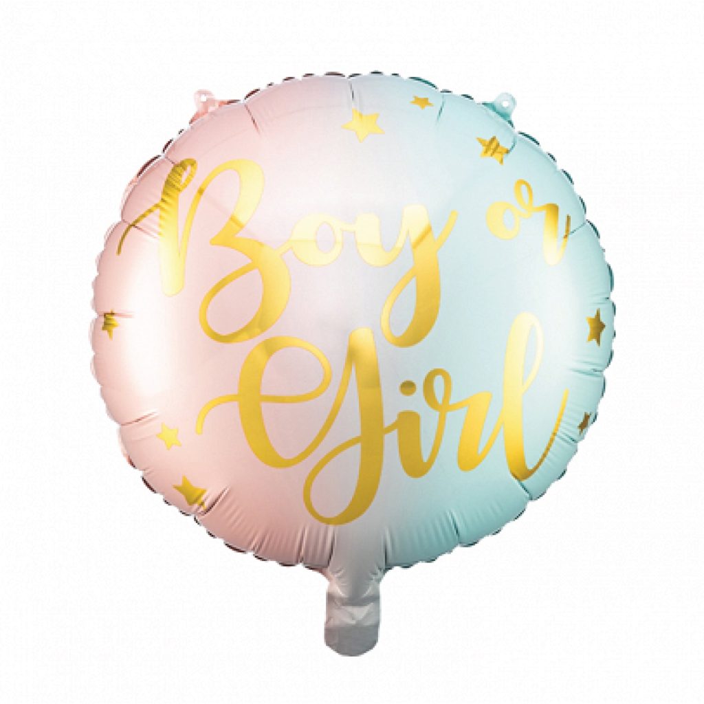 Boy Or Girl Gender Reveal Balloon 14in