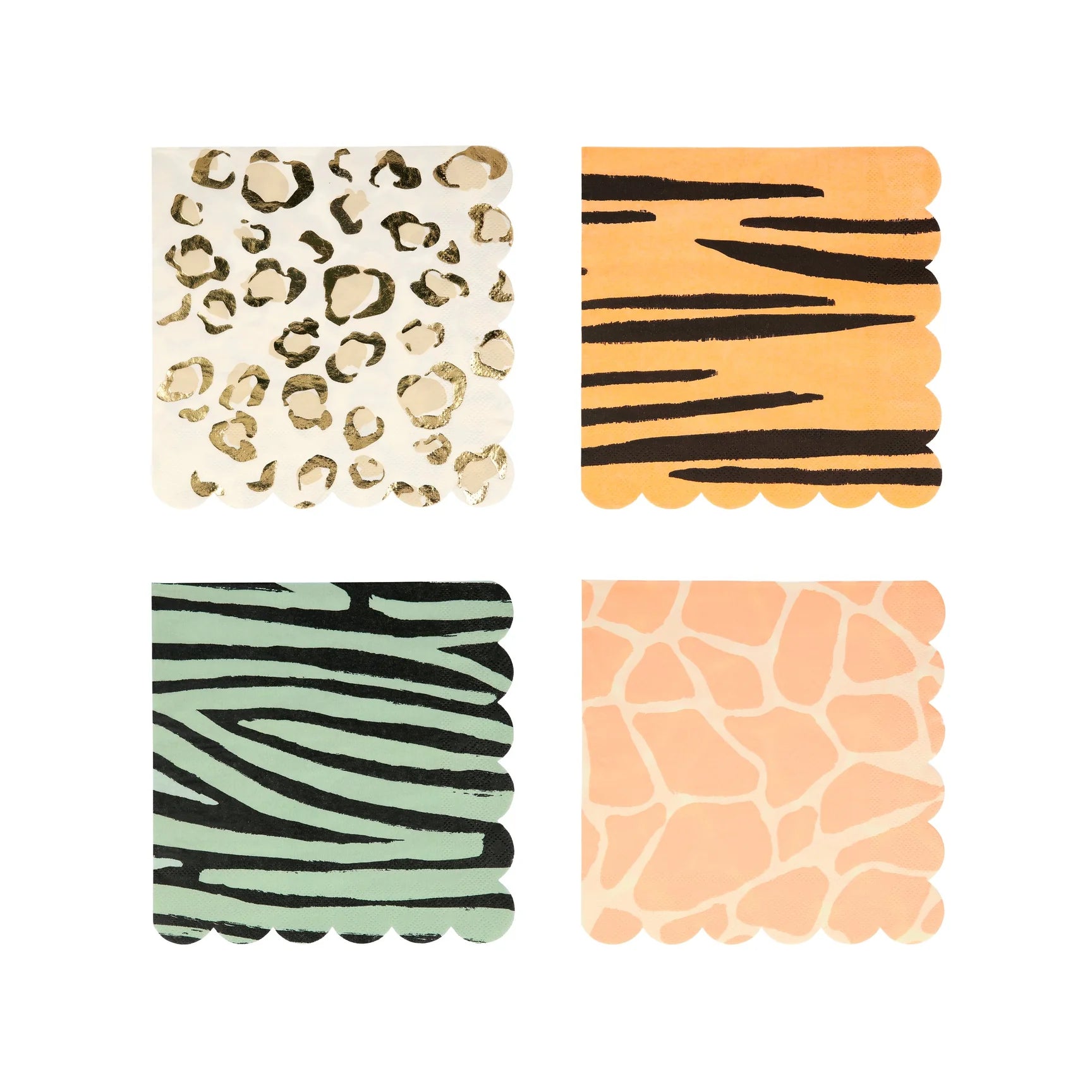 Safari Animal Print Lunch Napkins 16ct