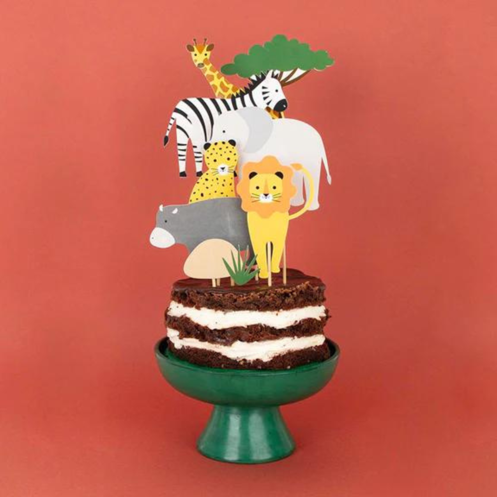 Safari Cake Toppers 6ct